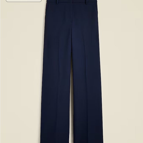 J.Crew Wide-leg trouser in four-season stretch - Picture 1 of 4